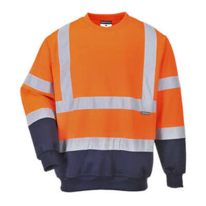 Portwest B306 Sweatshirt Hi Vis Orange Front