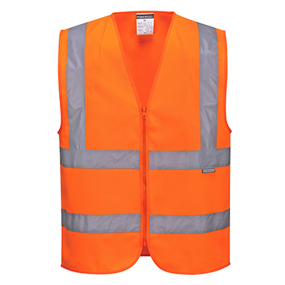 Portwest C375 Vest Hi Vis Orange Front