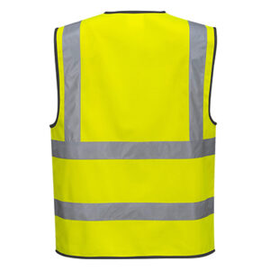 Portwest C375 Vest Hi Vis Yellow Back