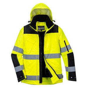 Portwest C469 3 in 1 Jacket Hi Vis Yellow Front