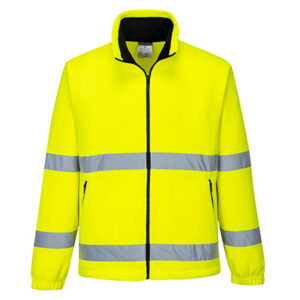 Portwest F250 Fleece Hi Vis Yellow Front