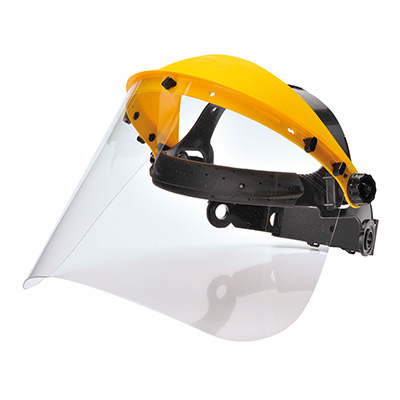 Polycarbonate face shield 