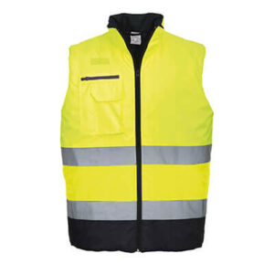 Portwest S267 Hi Vis Body warmer Yellow front