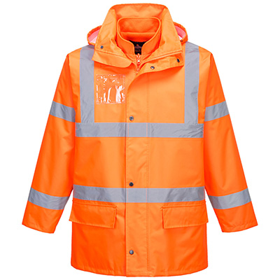 Portwest S765 Jacket Hi Vis Orange Front