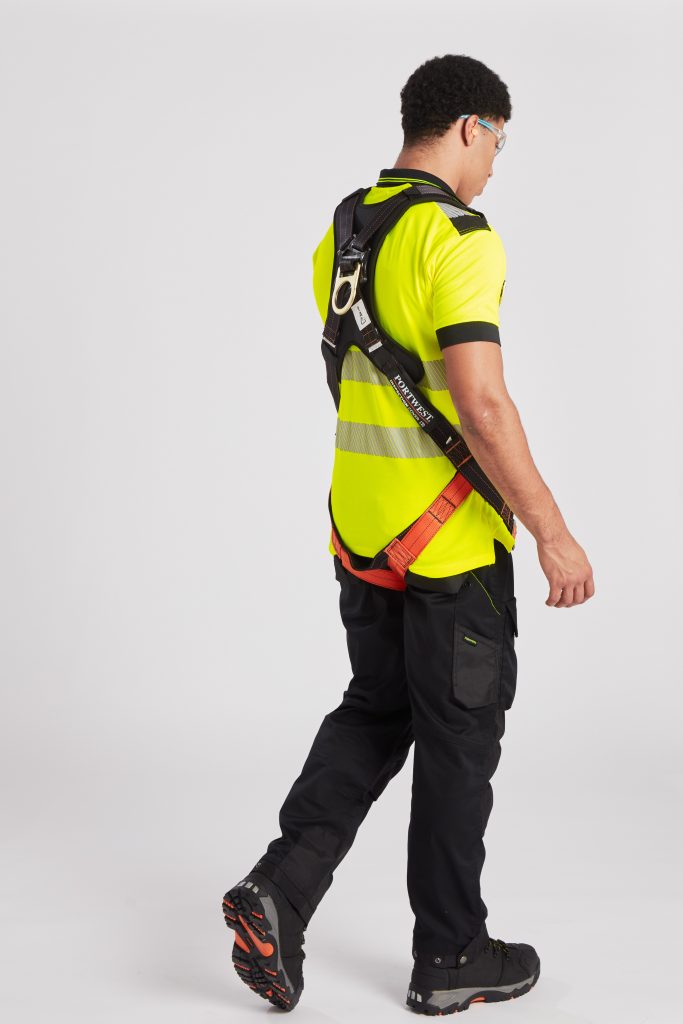 Portwest FP71 Ultra 1 Point Safety Harness - Rear View