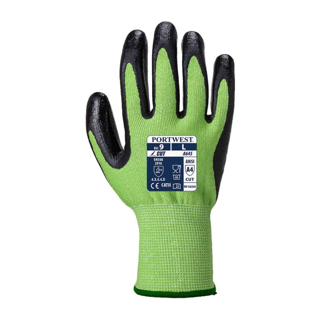 Portwest A645 - Green Cut - Nitrile Foam Green