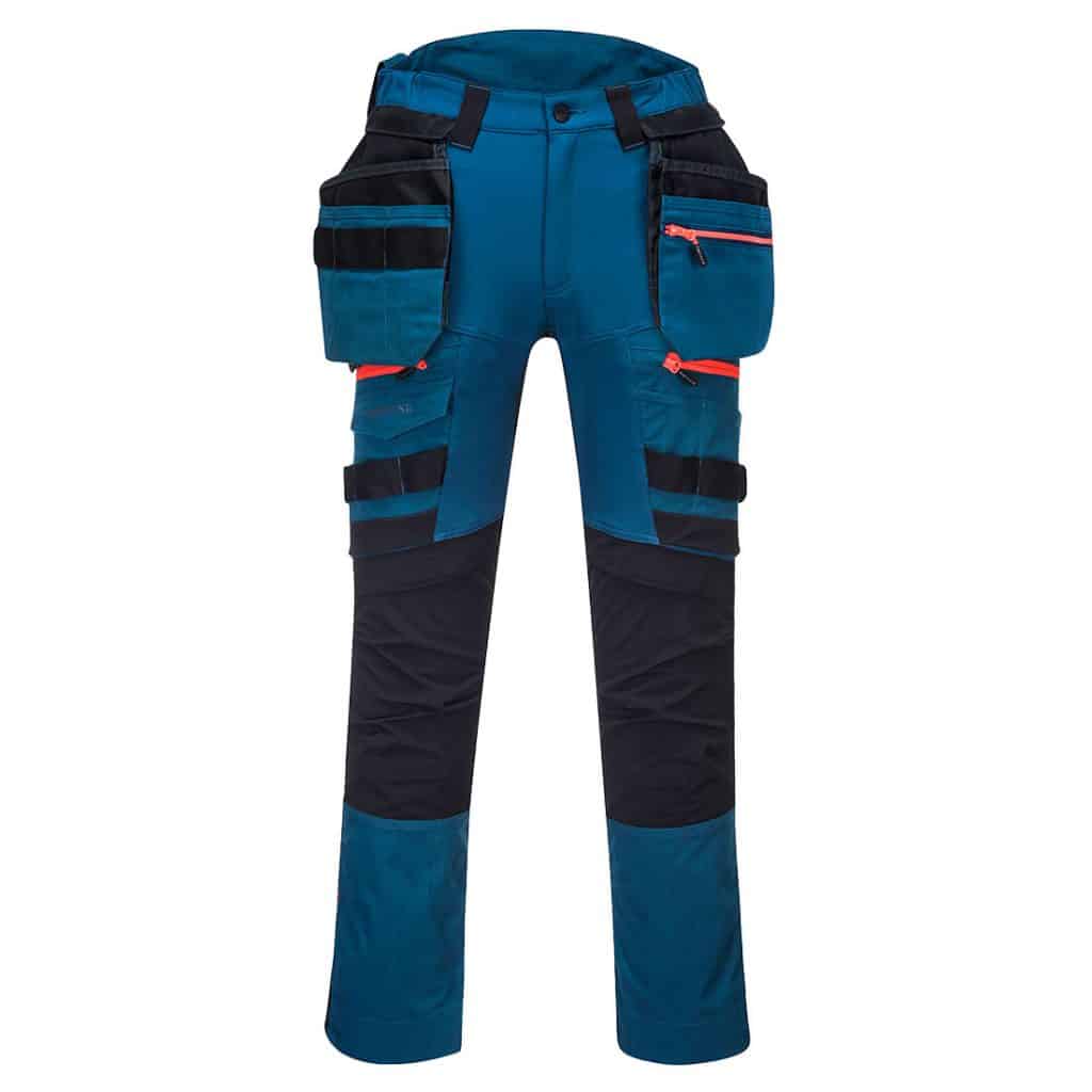 Portwest DX440 - DX4 Detachable Holster Pocket Trouser Blue Front