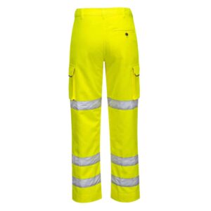 Portwest LW71 Yellow Trousers Back