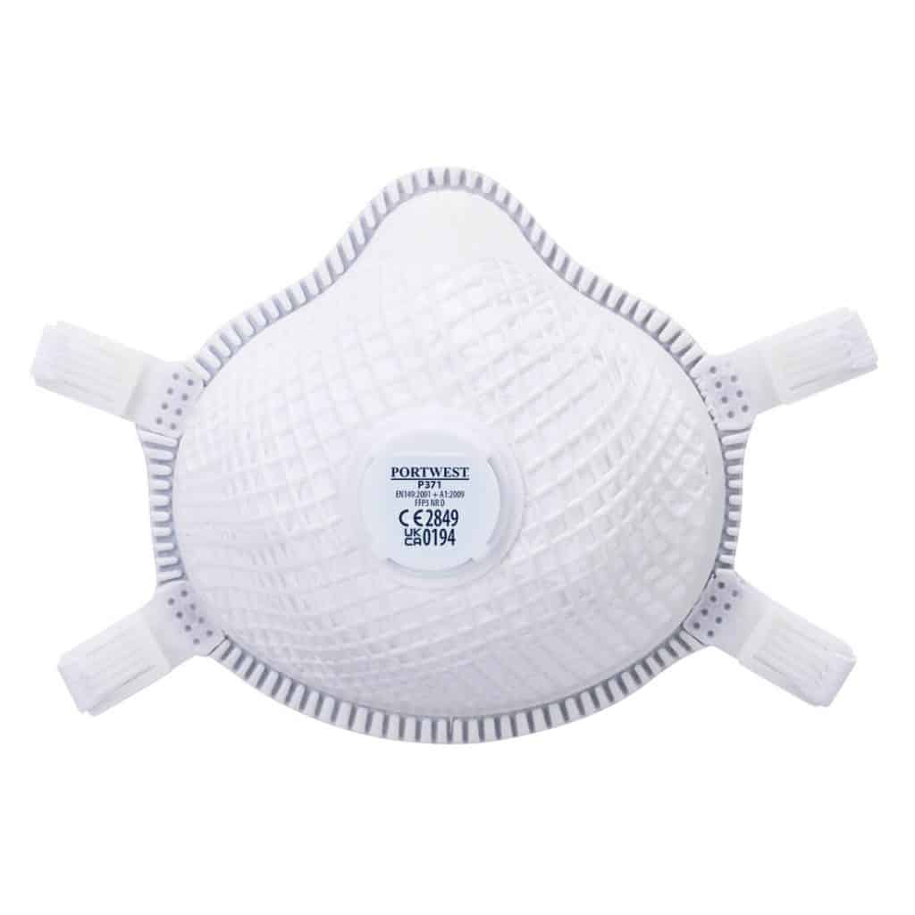 PortwestP371 ERGONET FFP3 Valved Dolomite Respirator Pack of 5