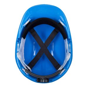 Portwest PS57 - Expertbase Safety Helmet Wheel Ratchet Blue Inner