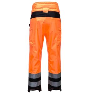 Portwest PW342 PW3 Hi-Vis Extreme Trouser Orange Back