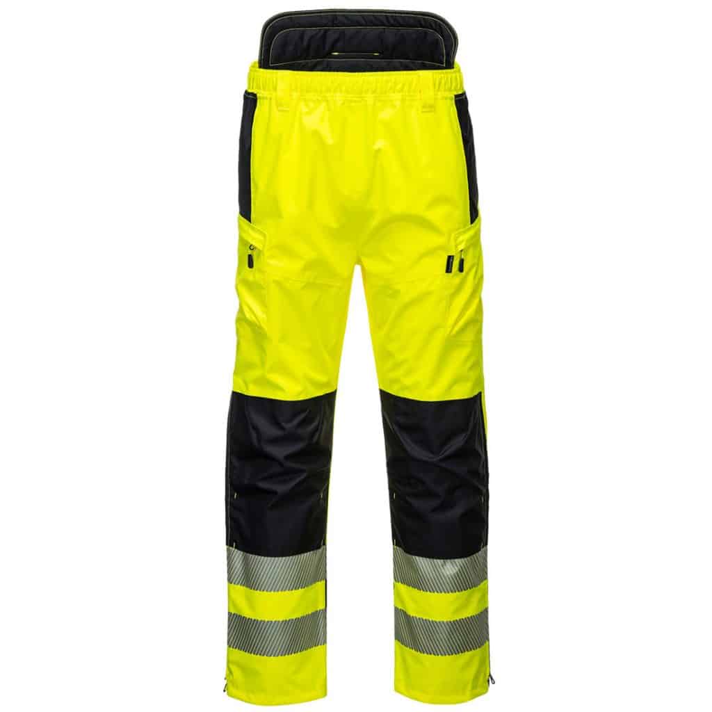 Portwest PW342 PW3 Hi-Vis Extreme Trouser Yellow Front