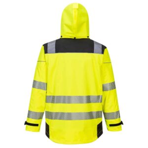 Portwest PW365 PW3 Hi-Vis 3-in-1 Jacket Yellow Back