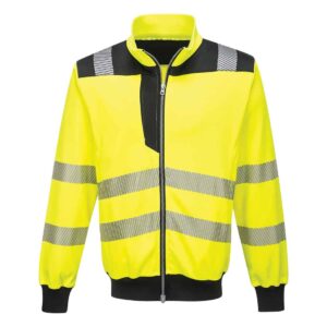 Portwest PW370 PW3 Hi-Vis Sweatshirt Yellow Front