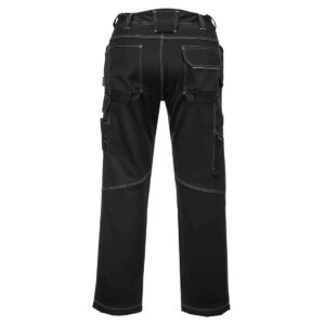 Portwest PW380 Black Work Trouser Back