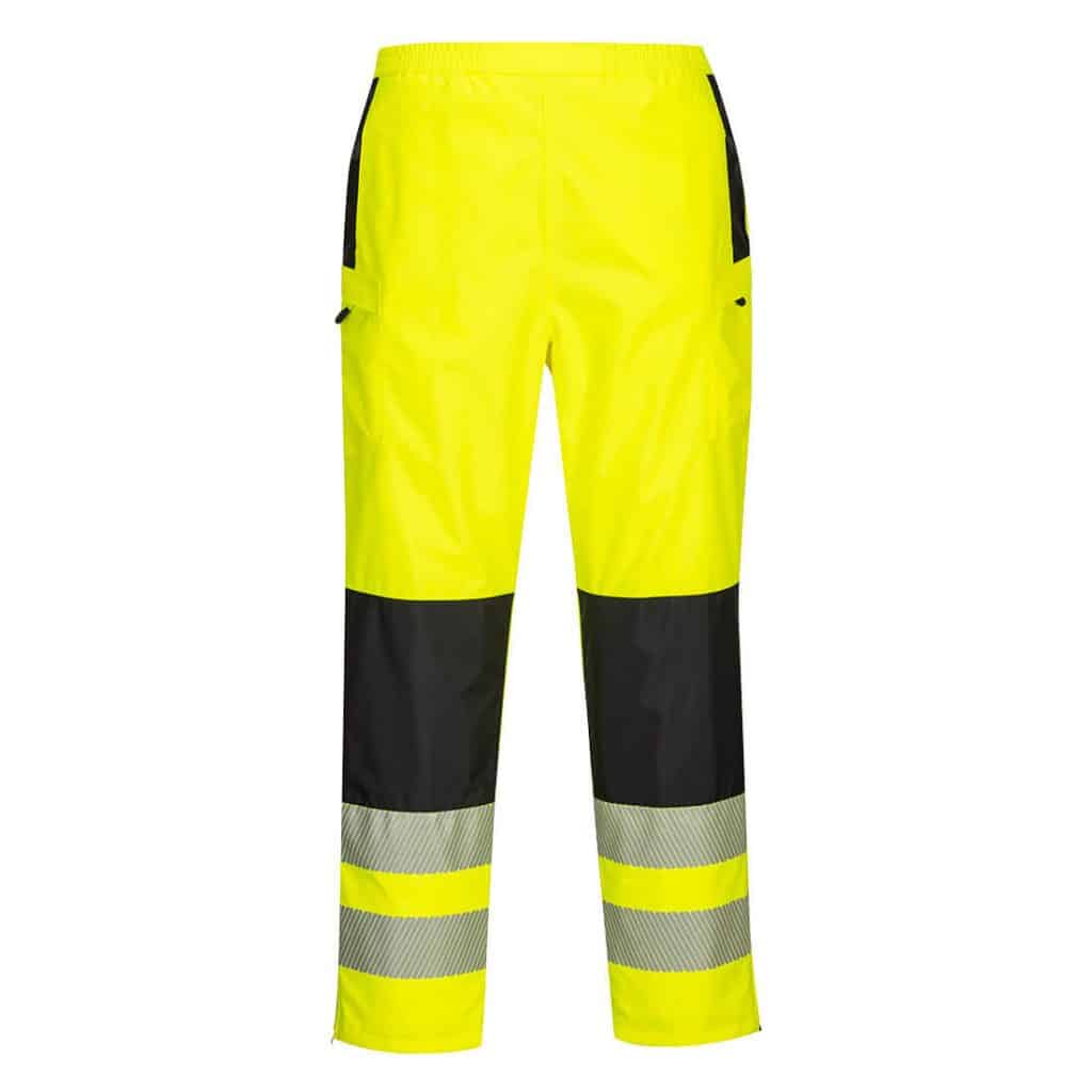 Portwest PW386 Yellow Trousers front