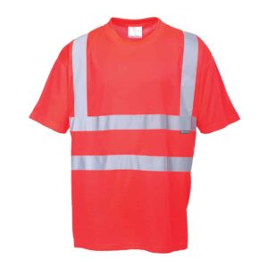 Portwest S478 - Hi-Vis T-Shirt Red Front