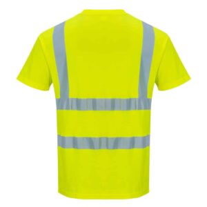 Portwest S478 - Hi-Vis T-Shirt Yellow Back