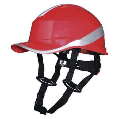 Delta Plus Diamond V Up Safety Helmet Red