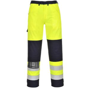 Portwest FR62 Hi-Vis Multi-Norm Trousers Yellow