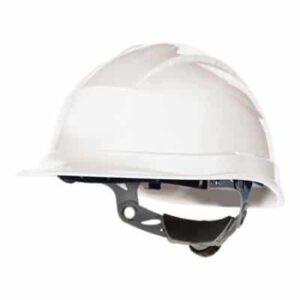 Delta Plus Quartz III Safety Helmet in White