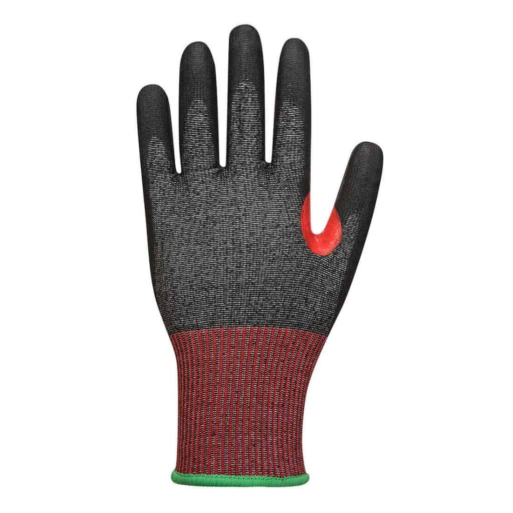 Portwest A670 Cut Glove Grey and Red