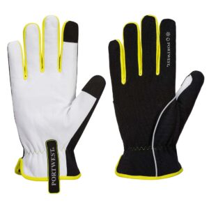 Portwest A776 PW3 Winter Gloves White and Black - thermal working gloves