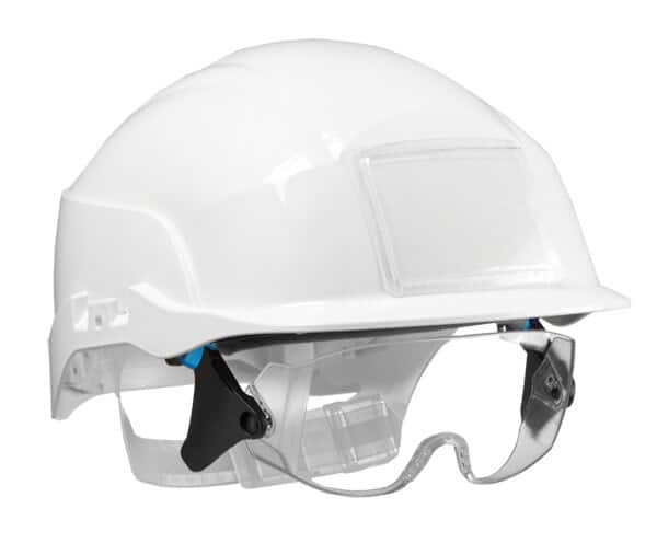 Centurion spectrum safety helmet white with eye shield