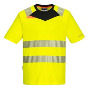 Portwest DX413 High Visibility T Shirt Yellow