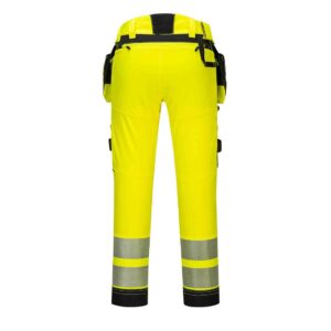 Portwest DX442 Holster Trouser Yellow rear