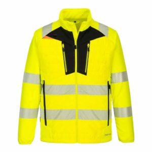 Portwest DX473 Hi vis baffle jacket yellow