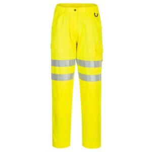 Portwest EC40 High Visibility Trouser Yellow - hi viz work trousers