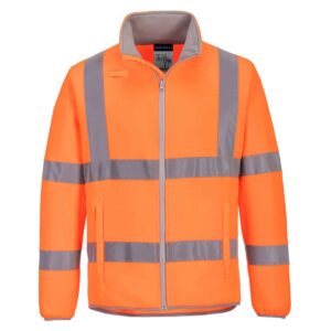 Portwest EC70 High visibility Fleece Jacket Orange