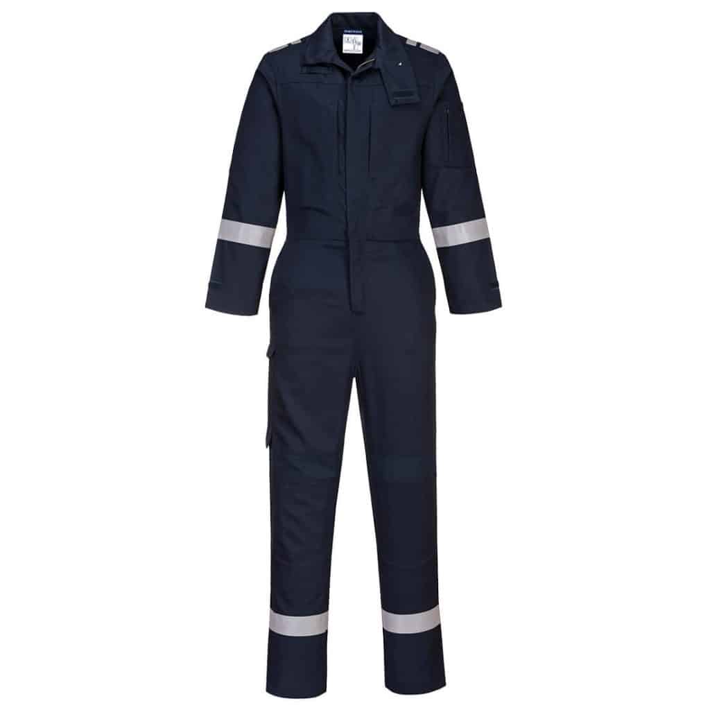 Portwest FR501 Bizflame lightweight coverall Navy