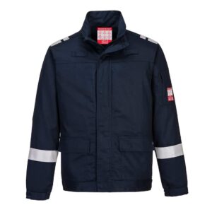 Portwest FR601 Bizflame Panelled Jacket Navy