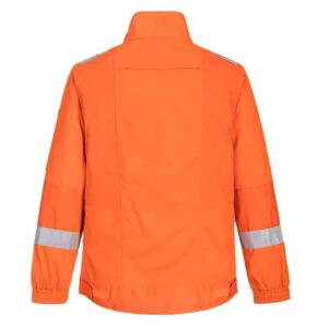 Portwest FR601 Bizflame Panelled Jacket Orange rear