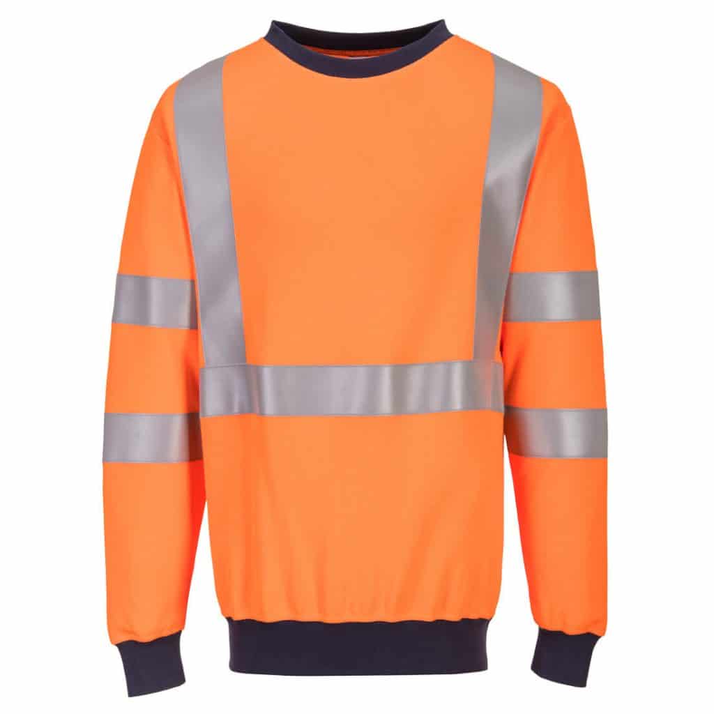 Portwest FR703 Flame resistant Sweatshirt Orange