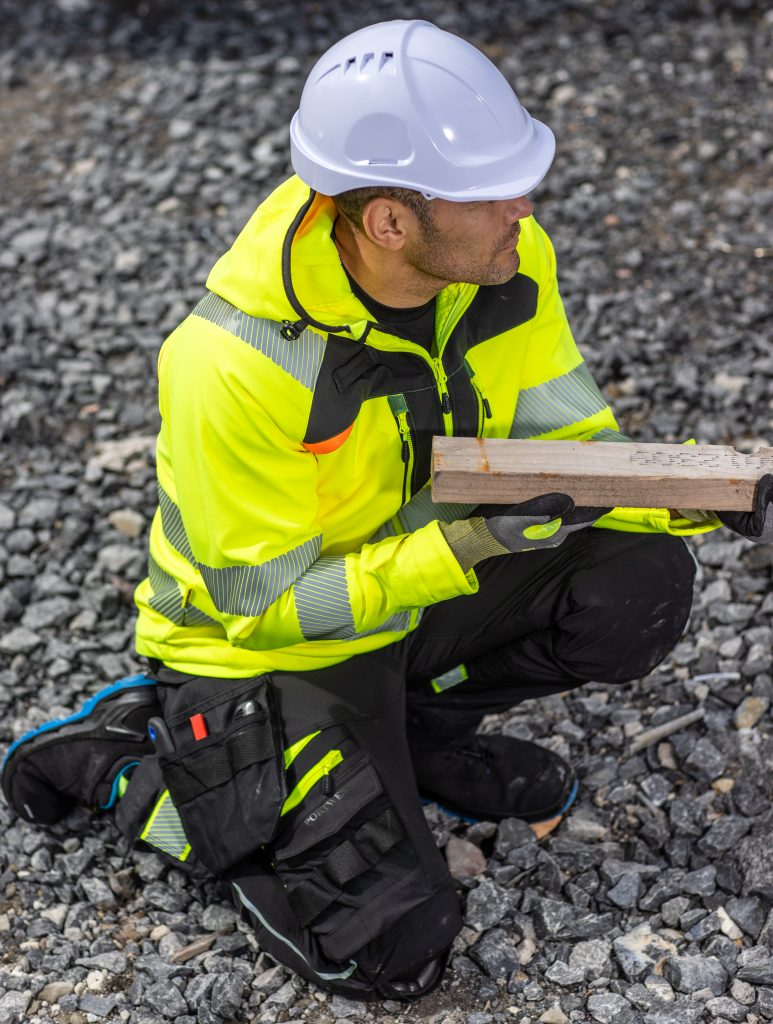 Man in high quality hi vis workwear