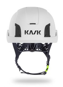 KASK Zenith X White front Safety Helmet with 4 point chinstrap