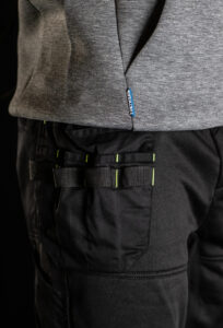 Portwest KX343 KX3 Holster Jogger - Black - Close Up Pockets