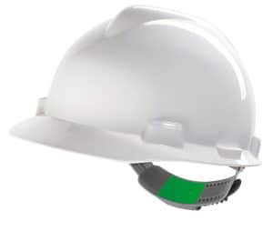 MSA V-Gard plastic Safety helmet white