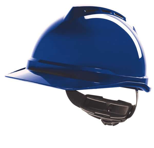 MSA V-Gard 500 plastic Safety helmet blue