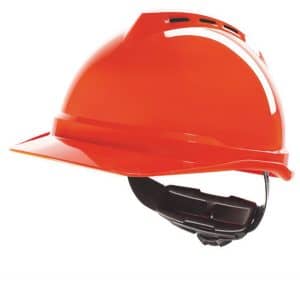 MSA V-Gard 500 plastic Safety helmet orange