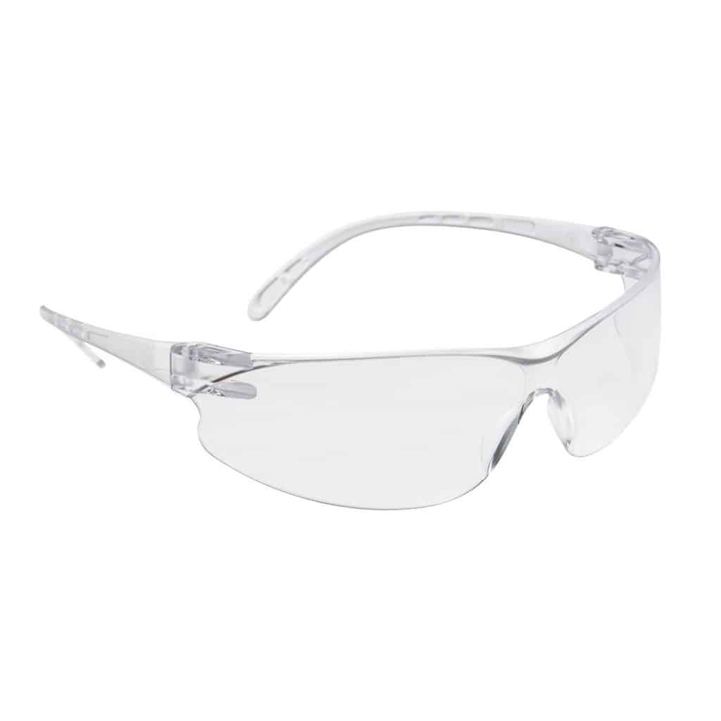 Portwest PS35 Ultra Light safety spectacles with clear lens