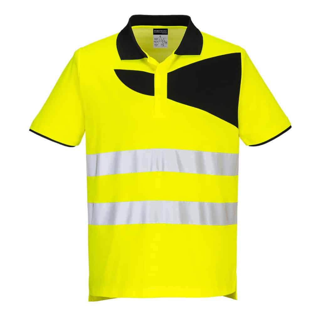 Portwest PW212 High Visibility Polo Shirt Yellow