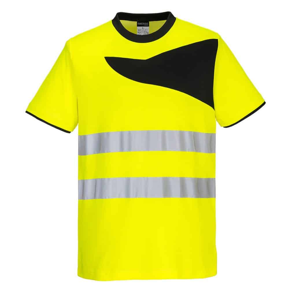 Portwest PW213 Yellow High Vis T Shirt