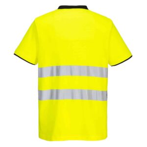 Portwest PW213 High Visibility Yellow T Shirt Rear