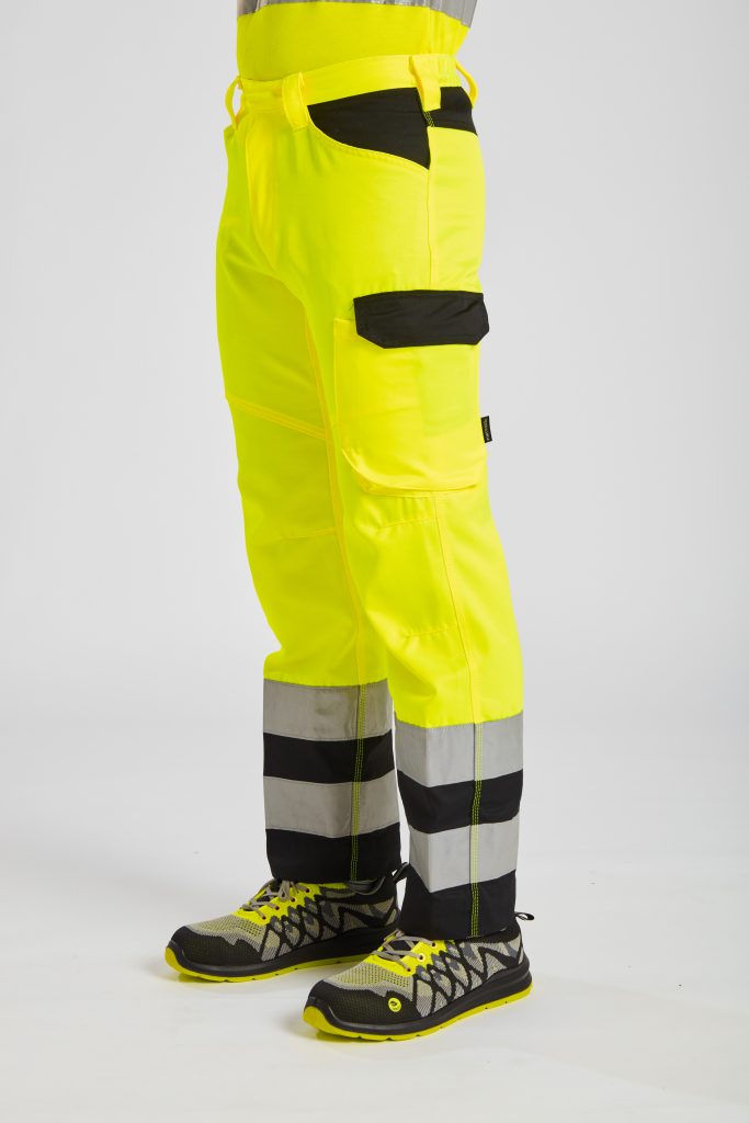 Portwest PW241 PW2 Hi Vis Service Trouser - Workwear hi vis trousers yellow