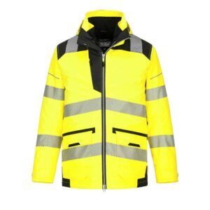 Portwest PW367 High Visibility Yellow Jacket Front