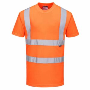 Portwest RT23 Rail Orange T Shirt Front